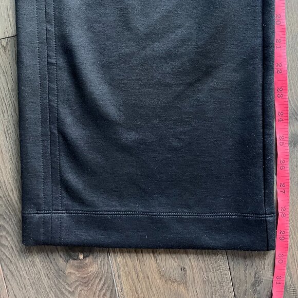 Athleta Wide Leg Sweatpants Black Size XS High Rise Lounge Pants - Picture 5 of 6
